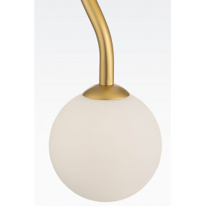 Pendul Uva 3xG9 metal/sticla auriu/alb Maytoni