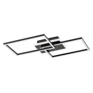 Plafoniera Athelstan LED 40W metal/acril negru/alb Rabalux