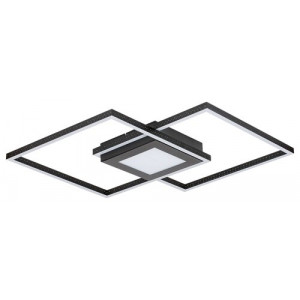 Plafoniera Casimir LED 40W metal/acril negru/alb Rabalux