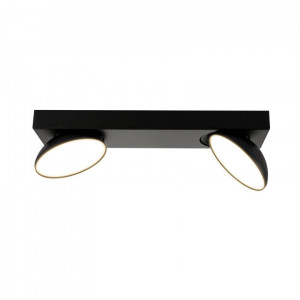 Plafoniera Castelio LED 10W 760 lumeni metal/acril negru Italux