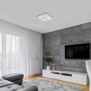 Plafoniera Hecate LED 40W metal/acril negru/alb Rabalux