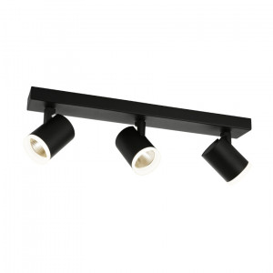 Plafoniera Helvia LED 15W 1500 lumeni metal/acril negru Italux
