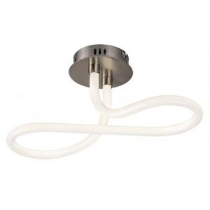 Plafoniera Irelia LED 23W metal/acril nichel/alb Rabalux RBL71008