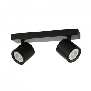 Plafoniera Karlota 1xGU10 metal negru Italux