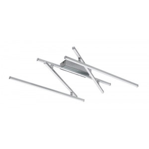 Plafoniera Negan LED 40W metal/acril argintiu/alb Rabalux