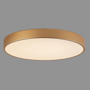 Plafoniera Orbital LED 60W 3600 lumeni metal/acril auriu sablat Italux