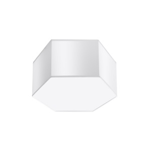 Plafoniera Sunde 15 2xE27 acril alb cube - Img 1