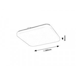 Plafoniera Vendel LED 12W metal/acril alb Rabalux