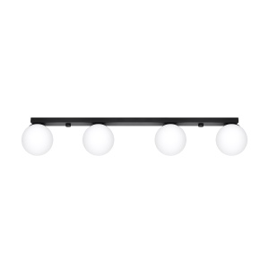 Plafoniera Yoli 4xG9 metal/sticla negru