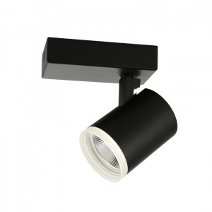Spot aplicat Helvia LED 5W 500 lumeni metal/acril negru Italux