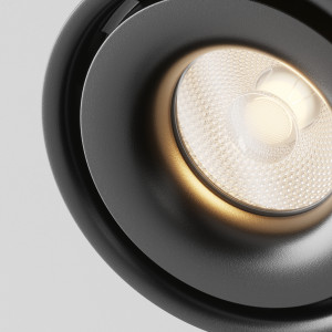 Spot aplicat Yin 1xLED metal negru Maytoni
