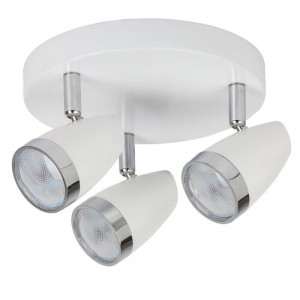 Spot bara Karen LED 12W metal/acril alb Rabalux