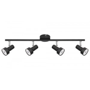 Spot bara Konrad 4xGU10 metal negru Rabalux