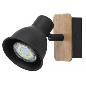 Spot bara Mac 1xGU10 metal negru Rabalux