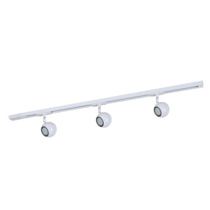 Spot bara Marvi TR Blake 3xGU10 metal alb Italux