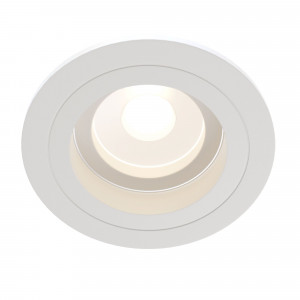 Spot incastrat Atom 1xGU10 metal alb rotund Maytoni
