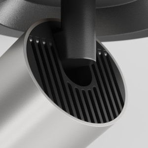 Spot incastrat FOCUS S 1xGU10 metal negru/argintiu Maytoni