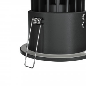 Spot incastrat Zoom 1xLED metal negru Maytoni