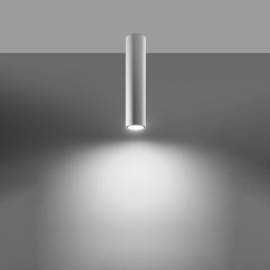 Spot Lagos 40 1xGU10 metal alb tubular - Img 3