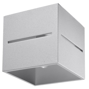 Spot Lobo 1xG9 metal gri patrat