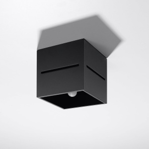 Spot Lobo 1xG9 metal negru patrat - Img 2