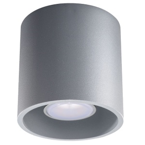 Spot Orbis 1xGU10 metal gri cilindric