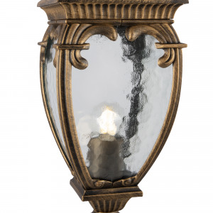 Stalp exterior Fleur 1xE27 metal bronz Maytoni