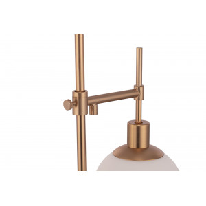 Veioza Erich 1xE14 metal/sticla alama/alb Maytoni