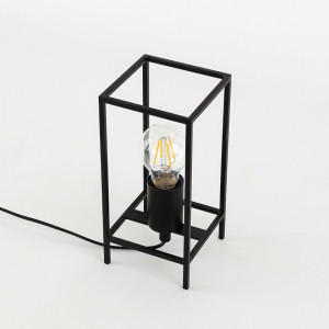 Veioza Melando 1xE27 metal negru mat Italux