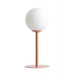 Veioza Pinne 1xE14 metal/sticla coral Aldex