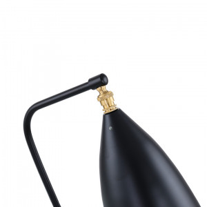 Veioza Sotto 1xE27 metal negru Italux