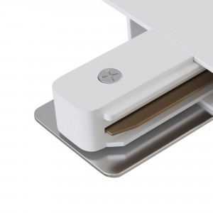 Accesoriu sina incastrata Alimentator 1x metal alb