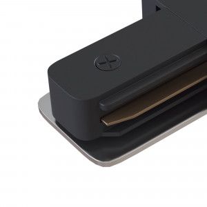 Accesoriu sina incastrata Conector liniar 1x metal negru