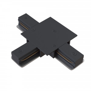 Accesoriu sina incastrata Conector T metal negru
