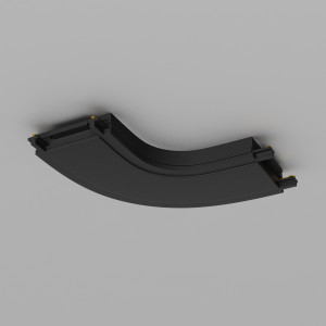 Accesoriu sina Radity curbat metal negru TRA084CR-11B