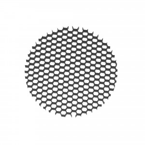 Accesoriu spot Focus LED metal negru HoneyComb-D38