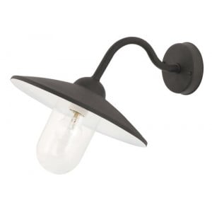 Aplica exterior Vigo 1xE27 metal/sticla negru/transparent Rabalux