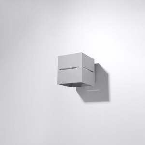 Aplica Lobo 1xG9 metal gri patrat - Img 2