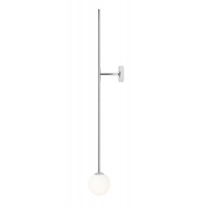 Aplica Pinne 1xE14 metal/sticla crom Aldex