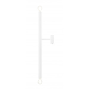 Aplica Tubo S 2xE14 metal alb Aldex