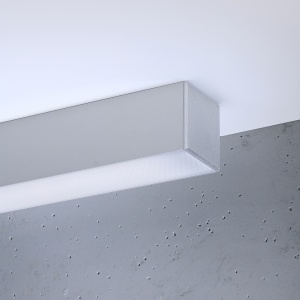 Corp liniar aplicat Pinne LED 3000K 3640lm metal gri liniar - Img 4