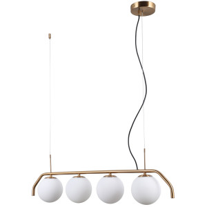 Lustra Carimi 4xG9 metal/sticla alama Italux