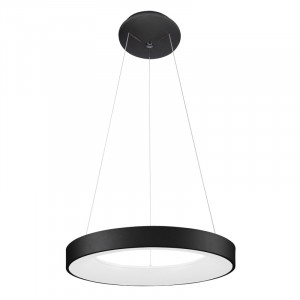 Lustra Giulia LED 40W 2200 lumeni 4000K metal/acril negru Italux