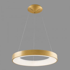 Lustra Giulia LED 50W 2750 lumeni metal/acril auriu Italux