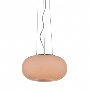 Lustra Inez 2xE27 metal/sticla alb Zuma Line