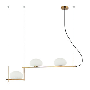 Lustra Kernio 3xG9 metal alama Italux