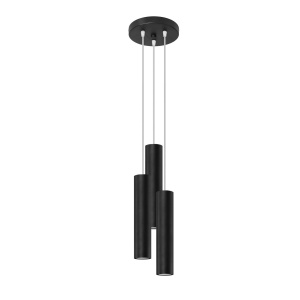 Lustra Lagos 3xGU10 metal negru tubular