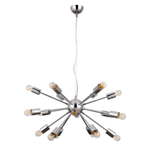 Lustra Theo 18xE27 metal crom Italux