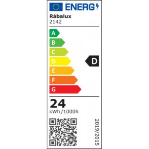 Panou LED SMD-LED LED 24W metal/acril transparent Rabalux