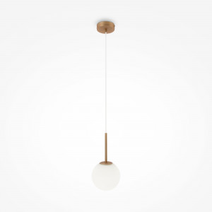 Pendul Basic form 1xE14 metal/sticla auriu/alb Maytoni MOD321PL-01G1